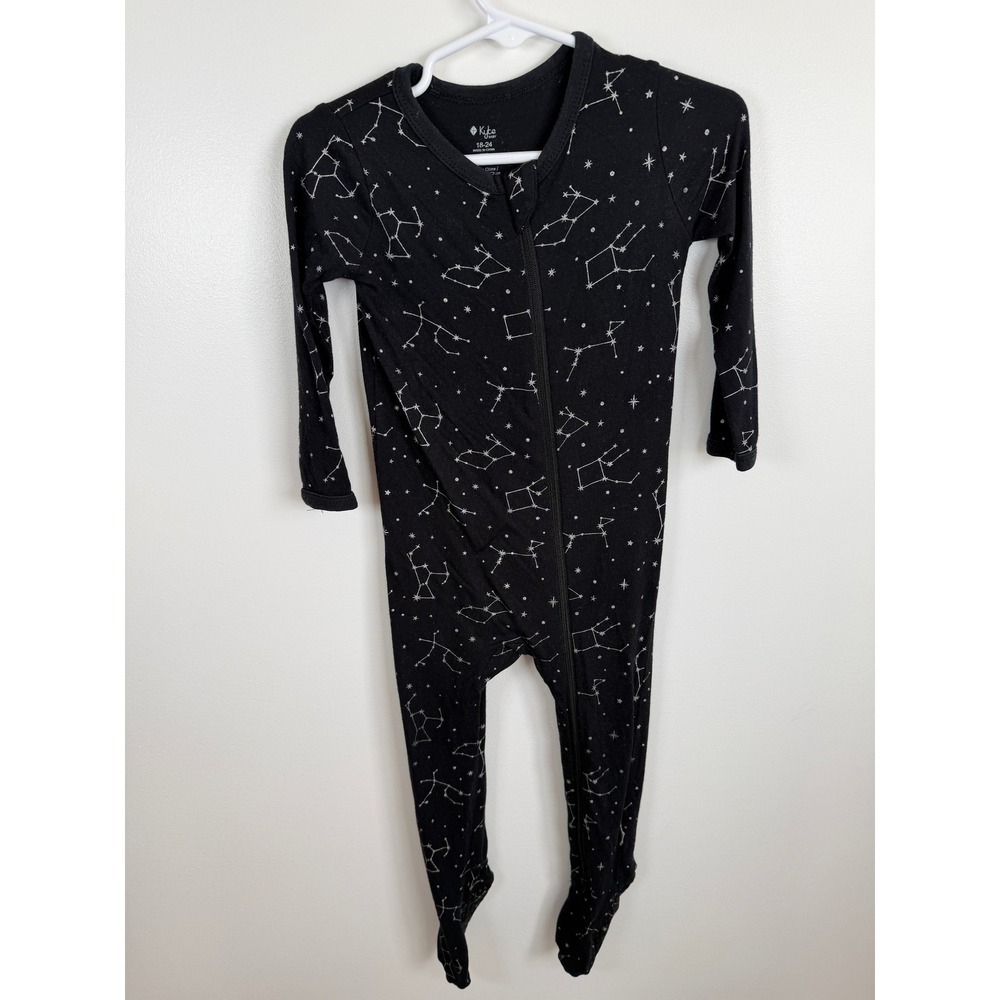 Kyte Baby Bamboo Footed Sleeper Midnight Constellation 18-24 Months